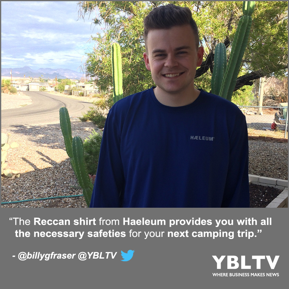 YBLTV Writer / Reviewer, William Fraser reviews Haeleum Men's Insect Repellent Shirt Reccan | Midnight Blue, made of lightweight, highly breathable fabric that features Insect Shield Technology® to repel mosquitoes, ticks and other dangerous insects.