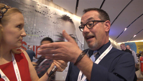 Aria Systems, Chief Evangelist & Co-Founder, Brendan O'Brien chats monetizing IoT with YBLTV Anchor, Erika Blackwell at CTIA SMW 2014.