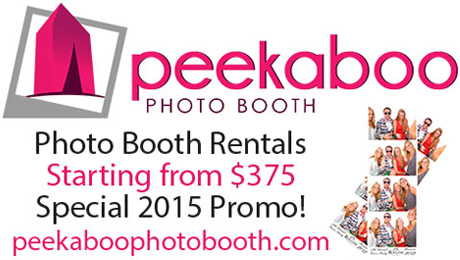 YBLTV Peekaboo Photo Booth Promotion.
Photo Booth Rentals Starting from $375.
Special 2015 Promo!
peekaboothphoto.com