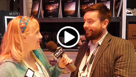 YBLTV Anchor, Erika Blackwell meets Polaroid Blipfoto Founder & CEO, Joe Tree at 2015 International CES.
