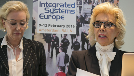 ISE 2016 UNESCO Special Ambassador Dr Ute Henriette Ohoven (right).