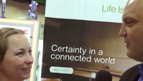 Brian Ballard, Sr. Business Development Manager, APC by Schneider Electric chats with YBLTV Anchor, Dawn Church at Interop 2016. Source: YBLTV / YBL, LLC.