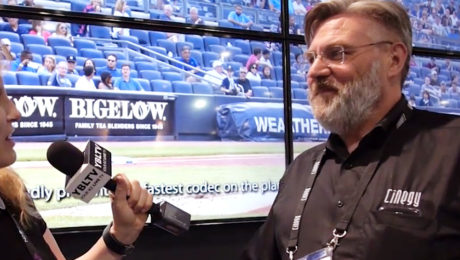 Cinegy GmbH's Business Development Manager, Andrew Ward chats with YBLTV Anchor, Erika Blackwell at this year's NAB Show.