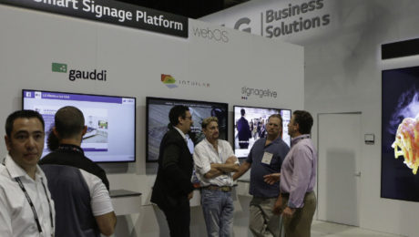 Expanded solution partners for the commercial version of LG Electronics' popular webOS smart TV platform - "webOS for Signage," implemented in even more LG commercial displays this year - offers convenient new options for business owners deploying smart digital signage solutions. (PRNewsFoto/LG Electronics USA)