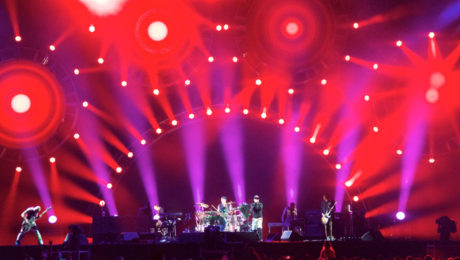 Powersoft X4 Amplifiers Deliver Customized Clarity for Red Hot Chili Peppers Tour Monitoring.