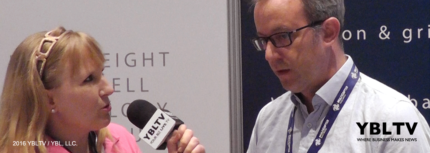 Intelligent Energy, Commercial Director, Julian Hughes talks with YBLTV Anchor, Erika Blackwell at InterDrone 2016.
