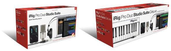 IK Multimedia announces iRig Pro Duo Studio Suite Bundles.