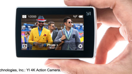 Image Courtesy: YI Technologies, Inc.: YI 4K Action Camera.