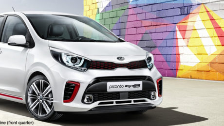 3rd generation Kia Picanto_GT Line (front quarter)