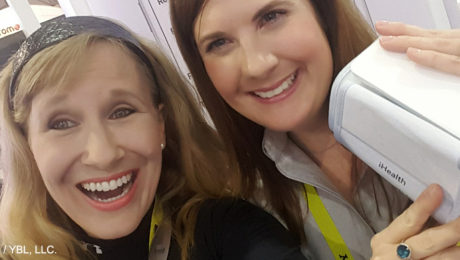 iHealth's, Business Development Director, Jessica Albere with YBLTV Anchor, Erika Blackwell at CES 2017.