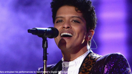 Bruno Mars entrusted his performances to Sennheiser’s Digital 9000 system.