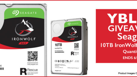 YBLTV Giveaway: Seagate 10TB IronWolf™Pro HDD.