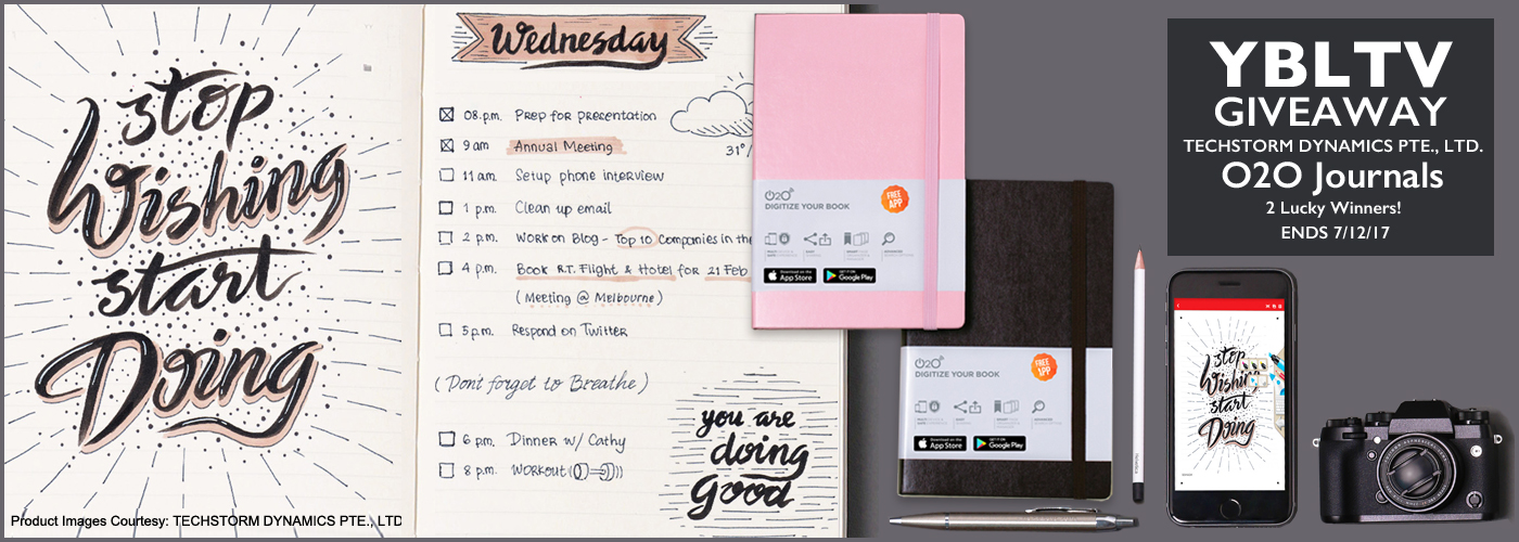 YBLTV Giveaway: O2O Journals