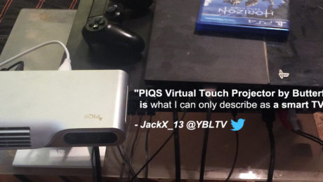 PIQS Virtual Touch Projector by Butterfly Technology. YBLTV Review by Jack X.