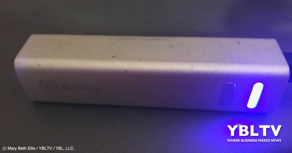 Jackery 3350mAh Mini Portable Charger. YBLTV Review by Mary Beth Ellis.